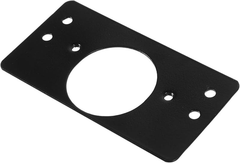 Veemoon Black Stainless Steel Hinge Repair Plate 9x4 7x0 5cm Cabinet Door Installation Kit Furniture Restoration - Image 1